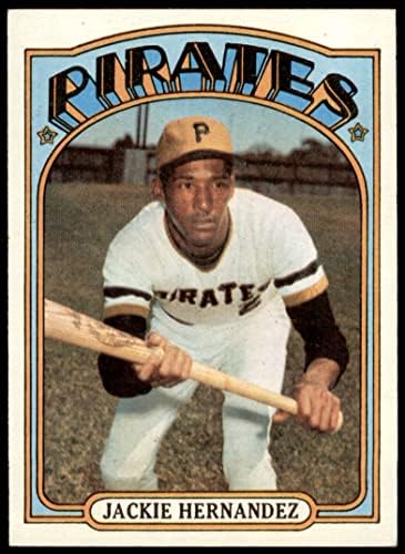 1972 Topps 502 Jackie Hernandez Pittsburgh Pirates Ex/Mt+ Piratas