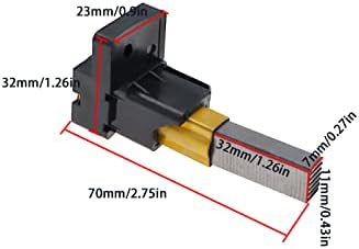 Brilhos de carbono de máquina 2PCS com suportes compatíveis com Dyson DC05 DC07 DC08 ASPUUUM FLECURSOR PAINCO MOTOR 7X11X32MM