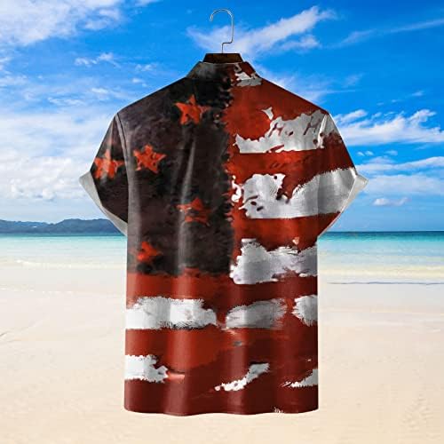 Homens tamis de camisetas impressas casuais top top blusa shleeve sleeve praia moda camisa de verão
