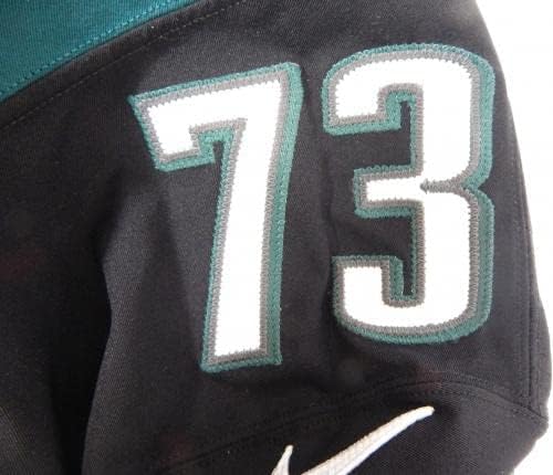 2014 Philadelphia Eagles Joe Kruger 73 Jogo emitiu Black Jersey 44 DP29100 - Jerseys de jogo NFL não assinado usada