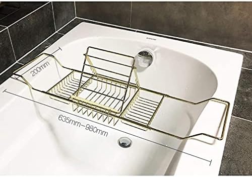 Acessórios para banheira JHSJ Bathtub Stand Stand Plataforma de banheiro telescópica não deslizante Plataforma de banheira
