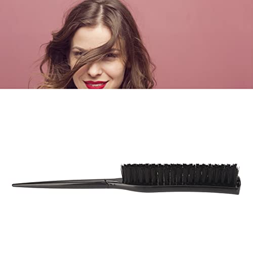 Escova de provocação de cabelo, nylon de 3 linhas Adicionar volume ergonômico portátil penteado rato rato pincel rato rato