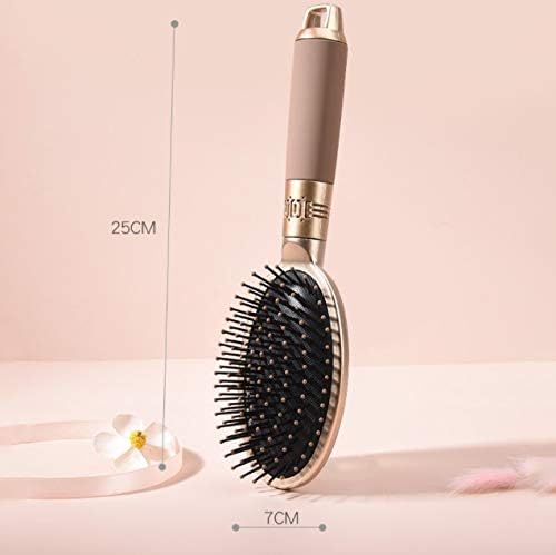 Escova de cabelo pdgjg feminino massagem de airbag pente pente de champanhe pente emaranhado cabelo para ferramentas