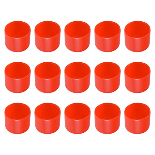 Tampa do protetor de rosca do parafuso do reboco Caps de borracha, [para parafuso, parafuso] - 1 ID/RED/25 PCS