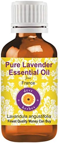 Deve Herbes Pure Lavanda Essential Oil Premium Premium Grade para cabelos, pele e aromaterapia 15ml