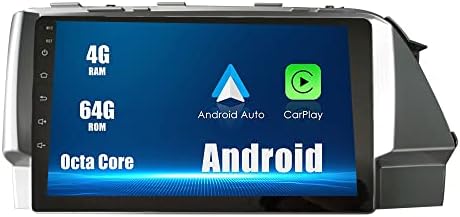 Android 10 Autoradio Navigação de carro Multimídia GPS Radio 2.5D Tela de toque FORHYUNDAI VERNA 2017-2019 Silver Octa Core 4GB