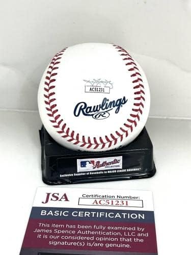 Ron Washington assinou o oficial 2021 World Series Baseball Gold Braves JSA - Bolalls autografados