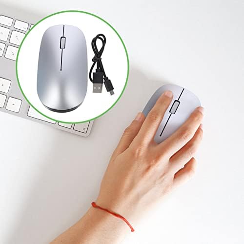 Mouse sem fio de mouse de mouse solustre DPI ajustável de 2,4 GHz de mouse de mouse sem fio de mouse recarregável de 2,4 GHz