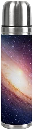 Vantaso Water Bottle Isoled Galaxy Stars Planeta Nebulosa Space Universo Double Wall Vacuum Flask Copo 500ml 17 oz para caminhadas