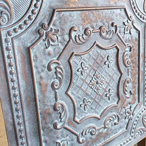 Paintsdecor teto telha Faux Tin Weathering Barra de cobre Decoração Painel de parede PL04 ​​10pcs/lote