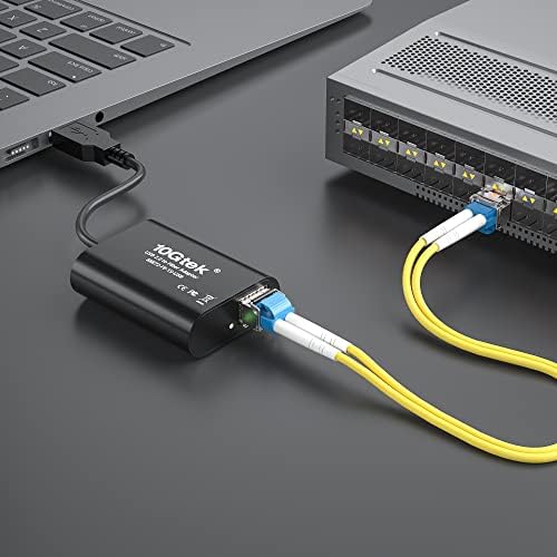 Adaptador Ethernet Fast Ethernet USB2.0 para SFP, slot SFP, com um módulo SFP de 100 Mbps, SMF, 1310 nm, 15 km
