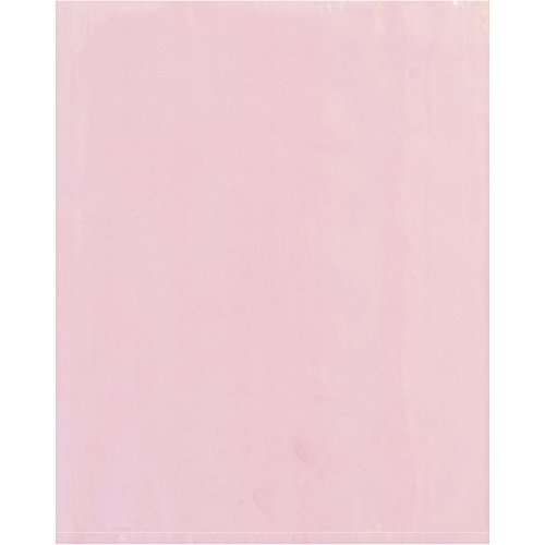 Pacote superior suprimento anti-estático de 6 mil bolsas poli, 18 x 30, rosa,