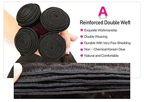 Extensão de cabelo de alta quanlity Virgem brasurinosa Remy Pacotes de cabelo humano tecem seda reta 3pcs/lote 300 grama cor natural 26 26 26 Grace Hair Products Weft