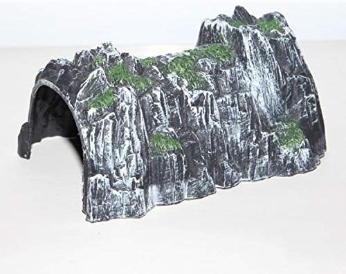 17,8 cm de escala plástica modelo de brinquedo de trem Túneis de caverna de areia Decorações de mesa de areia