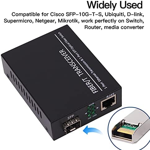 2PCS 10G SFP LC MMF300M 10GBASE-SR SFP+ Transceptor, 10g 850nm MMF, até 300 metros, compatível com Cisco SFP-10G-SR, Meraki MA-SFP-10GB-SR,