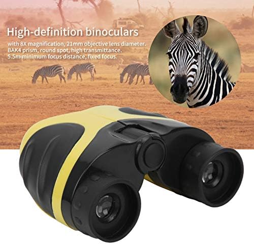Alremo Huangxing - binóculos compactos para crianças, 8x HD Focus Kids Binoculares com lente objetiva de 21 mm, portátil