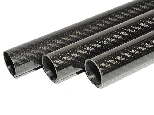 US Whabest 1pcs Tubo de fibra de carbono 3k de alto brilho 12mm od x 8mm ID x 1000 mm de comprimento/tubo/tubo/eixo