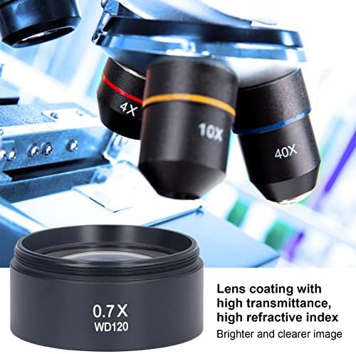 Lente barlow, lente objetiva de prova de óleo mais clara de revestimento Alto índice de refração de 120 mm Distância de