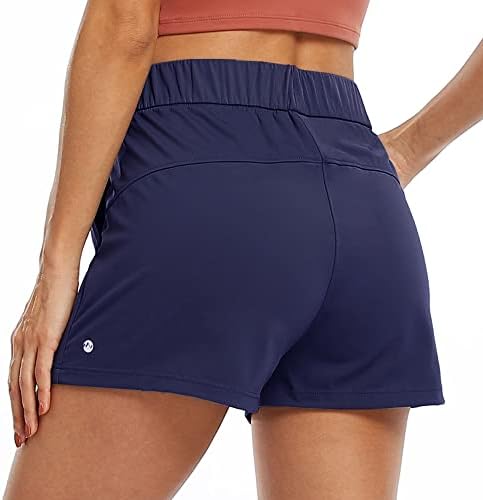 Willit Women's Shorts Caminhando Shorts Athletics Yoga Lounge Ativo Active Shorts Casual Comff Comff Comfy With Pockets