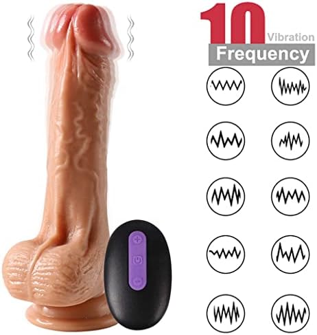 G Vibrador de vibrudo Spot, enorme pênis realista para estimulação anal de vagina clitóris, 20 modos de vibração, vibrador