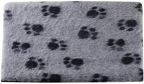 Vanessa gay camas de animais de estimação Sleep Sleep Warm Paw Print Dog Cat Puppy Soft