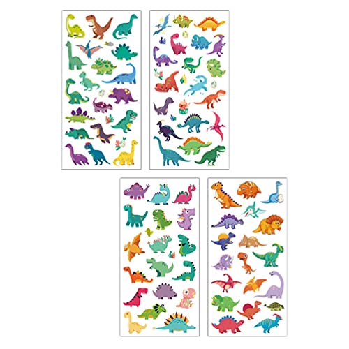 Adesivos para crianças Toyvian Decalques de parede de peixe do oceano: 4 sets sob adesivo de parede do mar decalques de parede