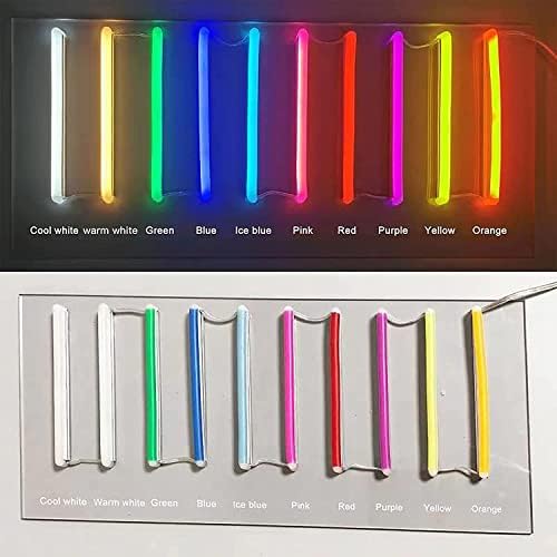 Sinais de néon de DVTel, decoração de festa de casamento Luzes de néon de acrílico USB, Luzes de neon LED, Wall Hanging Lights