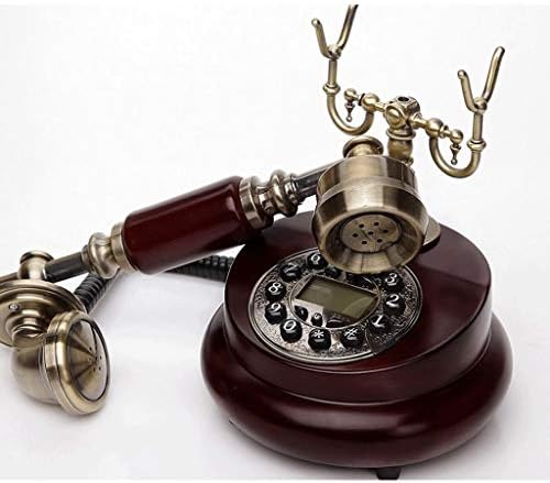 Telefone antigo KLHHG - telefone rotativo - telefone retrô com fio - telefones decorativos vintage