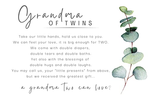 The Avparent Gift Co. Sweet Somethings Unissex Picture Mold para avó de gêmeos