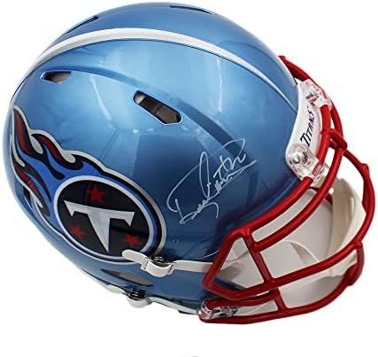 Derrick Henry autografou/assinado Tennessee Speed ​​Speed ​​Helmet