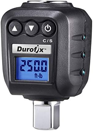 Durofix 1/2 Adaptador de torque de ângulo digital com alerta audível/LED, RM604-4A