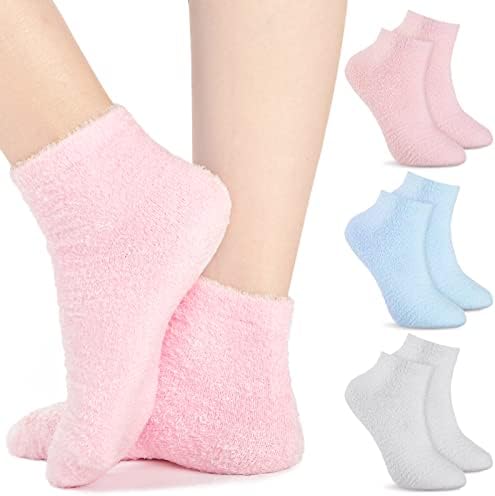 3 pares meias aloe meias hidratantes meias infundidas meias infundidas gel dorminhando meias difusas meias de pés secos