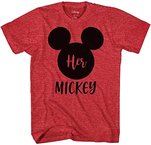 Disney, sua Minnie, seus casais de Mickey Couples Valentines Funny Disneyland, camiseta gráfica