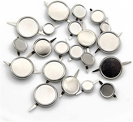 Snshun como 50pcs/lote brads metal para decoração de decoração de decoração DIY DIY Álbum Decoração Brad Base Acessórios T1222