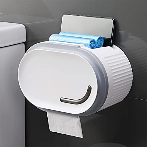 Caixa de lenço de papel higiênico Caixa de papel higiênico caixa de papel de banheiro sem parede sem parede sem parede Suporte
