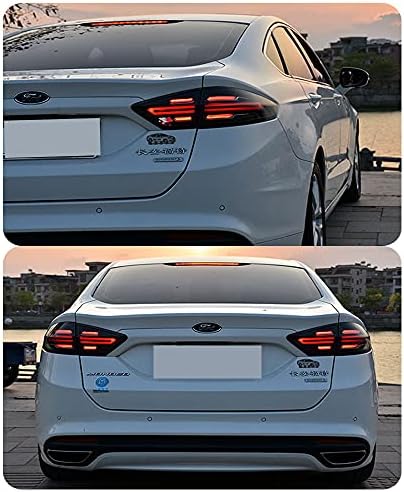 Luzes traseiras de LED de tempo inguinity para Ford Fusion 2013- com o indicador sequencial de animação inicial 2019 2020 Lâmpadas traseiras montagem