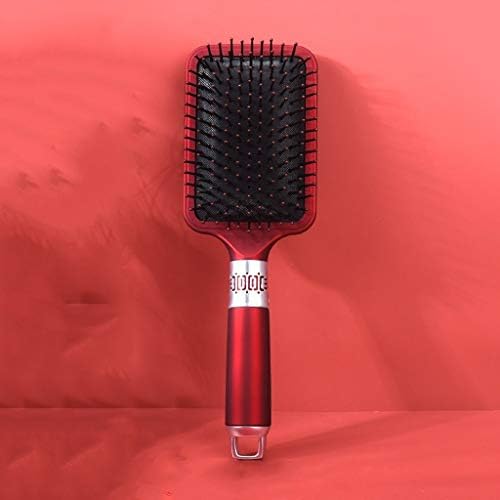 Escova de cabelo wssbk feminino massagem airbag pente de arco vermelho pente de escova emaranhada para ferramentas de estilo profissional