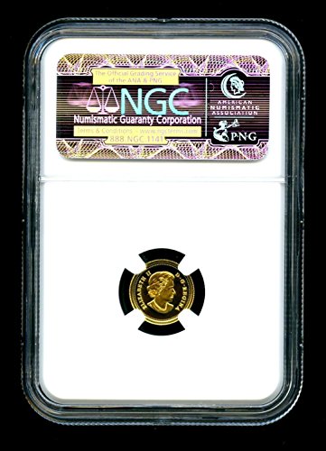 2012 Canadá adeus ao Penny 1/25 oz .999 Gold CENT Libere primeiro centavo PF70 NGC