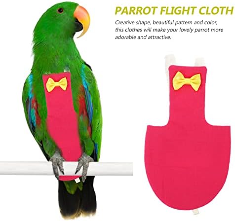 IPETBOOM Roupos de animais de estimação Povão de fraldas de vôo de pássaro mano de vôo protetor Papagaio de fralda
