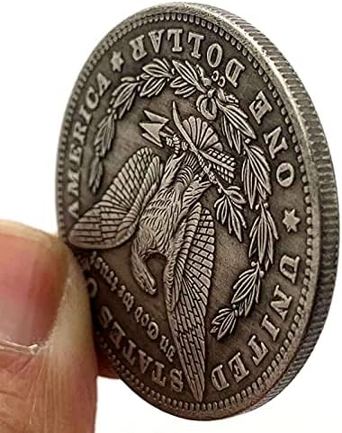 1881 moeda errante Bull Brass Brass Old Silver Medal Animal Play Magic Copper Silver Coin You Comemoration Coin
