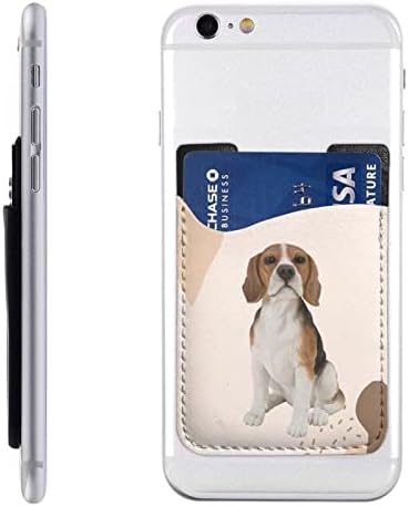 Gagaduck Beagle Adesivo Pão de bolso do telefone Beck na carteira de carteira de carteira de cartão de crédito Titular compatível com a maioria dos smartphones