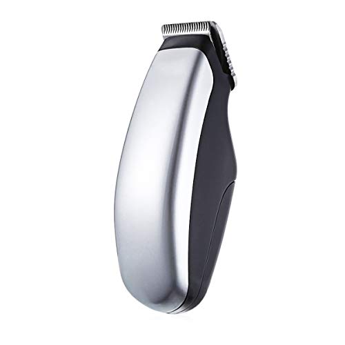 Dealpeak aço inoxidável de aço elétrico Clipper Battery Operado Máquina de corte de aparador de cabelo para homens barbeiro uso doméstico