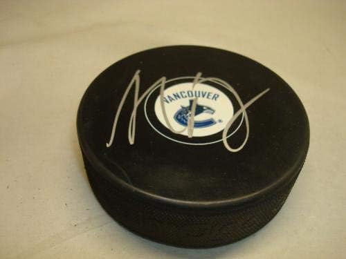 Alexandre Burrows assinou o Vancouver Canucks Hockey Puck autografado 1e - Pucks autografados da NHL