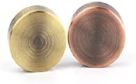 12pcs parafusos espelhos tampa de cobre pura unhas de espelho decorativo de 25 mm de diâmetro parafusos planos parafusos de tampa de