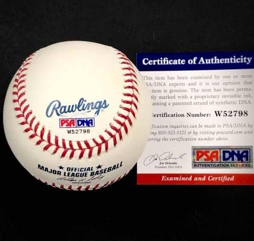 Darryl Strawberry 96, 98, 99 WS Champs assinou o Yankee Stadium Baseball PSA COA - bolas de beisebol autografadas