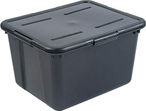 Caixa de armazenamento de bolsas de arquivo c/lid legal/letra plástica Black Fabr Arquivo Organização do escritório Organizador