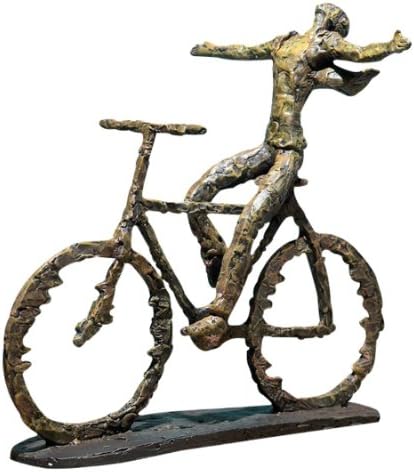 Escultura de bicicleta moderna contemporânea