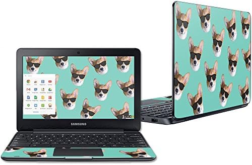 MightySkins Skin Compatível com Samsung Chromebook 3 11,6 - Corgi legal | Proteção, durável e exclusiva Tampa de embalagem