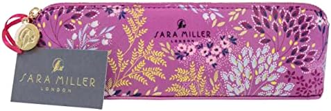 Portico projeta lápis Sara Miller London Faux couro pequeno bolsa com zíper, roxo