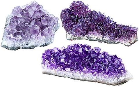 Crystalletars cluster de cristal de ametal cluster cru de rocha de rocha de rocha Cristais de cura druzia amostras minerais